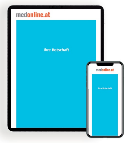 Schema, wie die Einbettung eines Inserates im Exklusiv-Mailing aussieht.